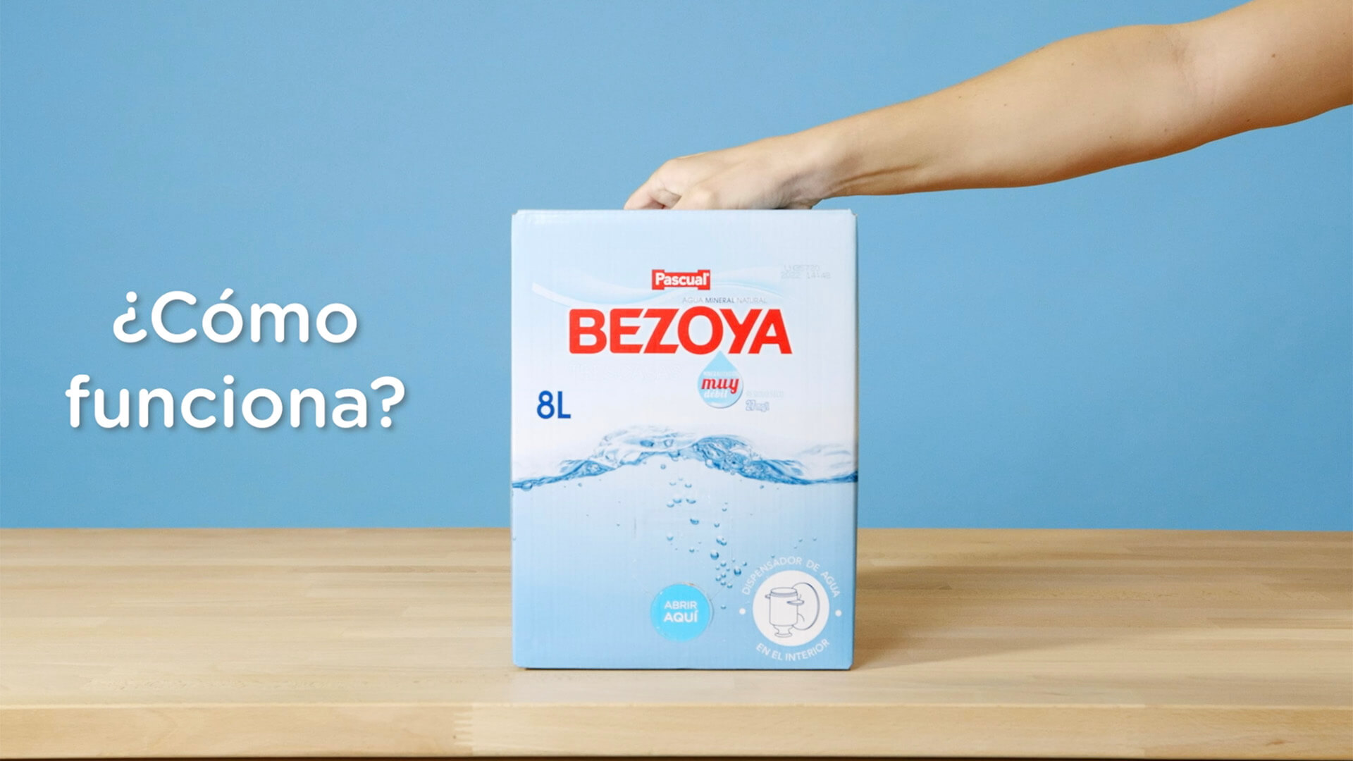 Formato de 8 litros de agua Bezoya