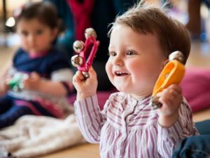 Clase de música para bebés