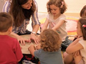 Clase de música para niños