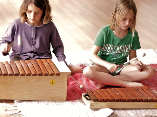 Clase de música para niños