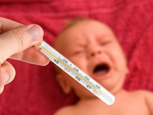 Fiebre bebés