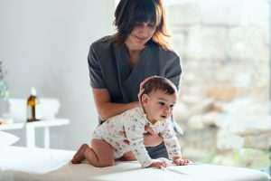 Fisioterapia respiratoria en bebés
