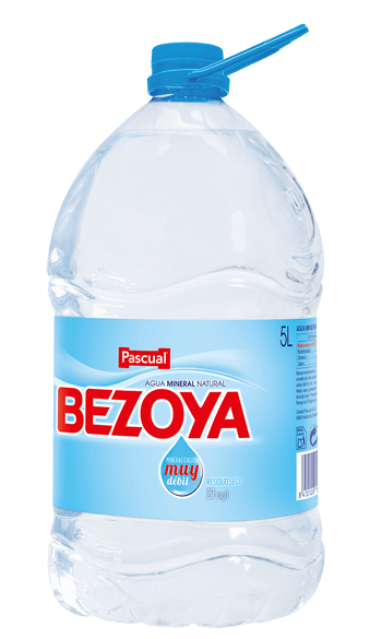 Agua mineral garrafa 5 l Bezoya www.