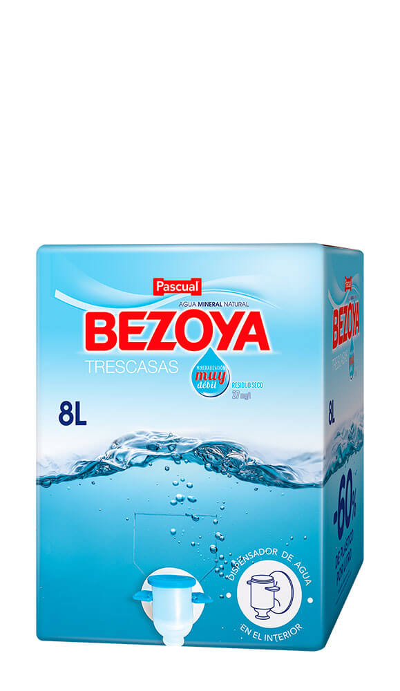 Nuevo Formato 8L - Agua mineral natural Bezoya