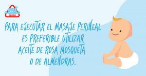 Aceites en el masaje perineal