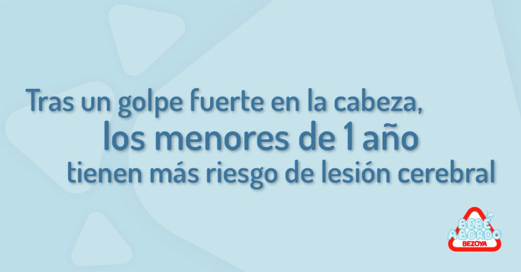 Un golpe en la cabeza en menores de 1 año puede llevar lesión cerebral