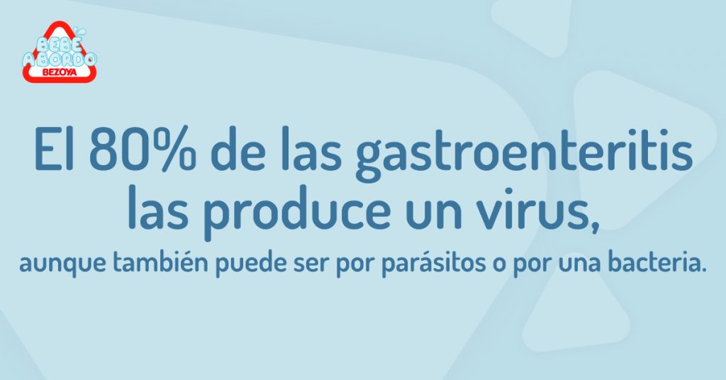 La mayoría de las gastroenteritis se deben a un virus.