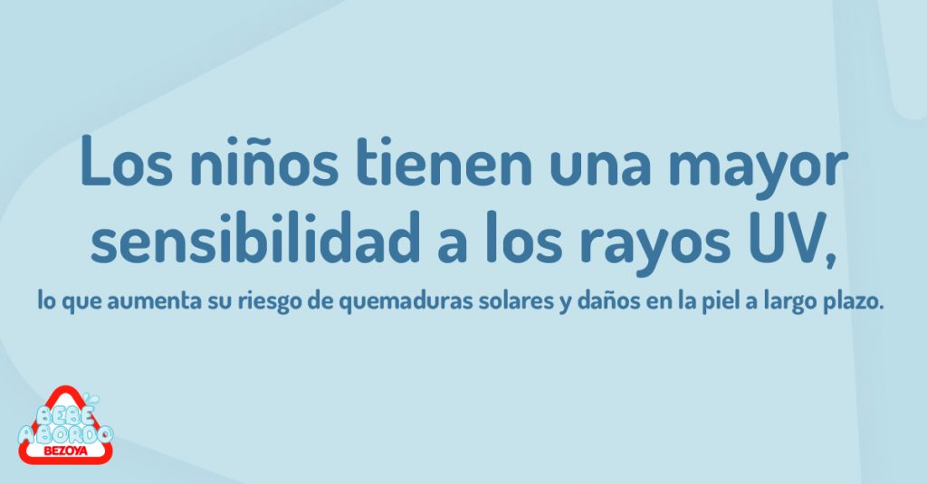 Sensibilidad rayos UV en niños