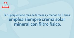 Crema solar mineral con filtro físico