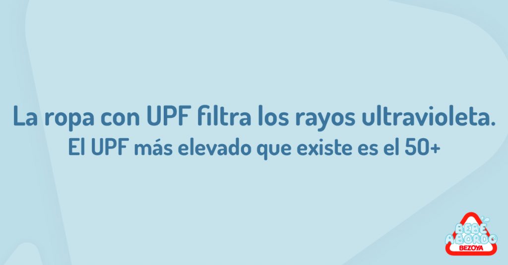 La ropa UPF sí que filtra los rayos UV