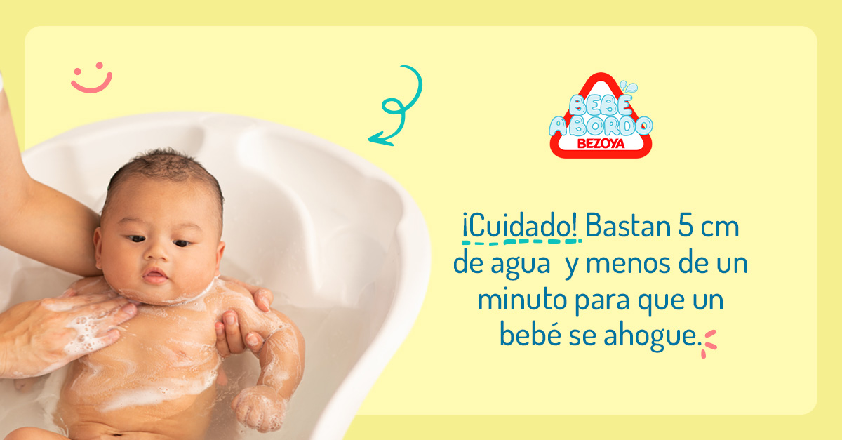 Bastan 5 cm de agua y menos de un minuto para que un bebé se ahogue 