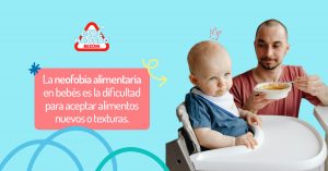 La neofobia alimentaria en bebés es la dificultad para aceptar alimentos nuevos o texturas