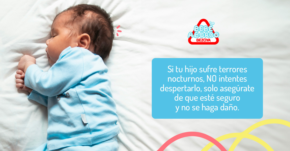 Si tu hijo sufre terrores nocturnos NO intentes despertarlo, solo asegúrate de que esté seguro y que no se haga daño.