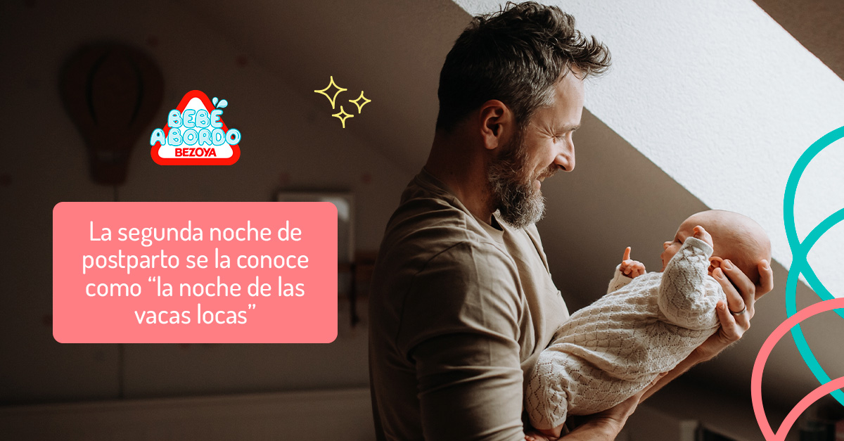 La segunda noche postparto se la conoce como “la noche de las vacas locas”
