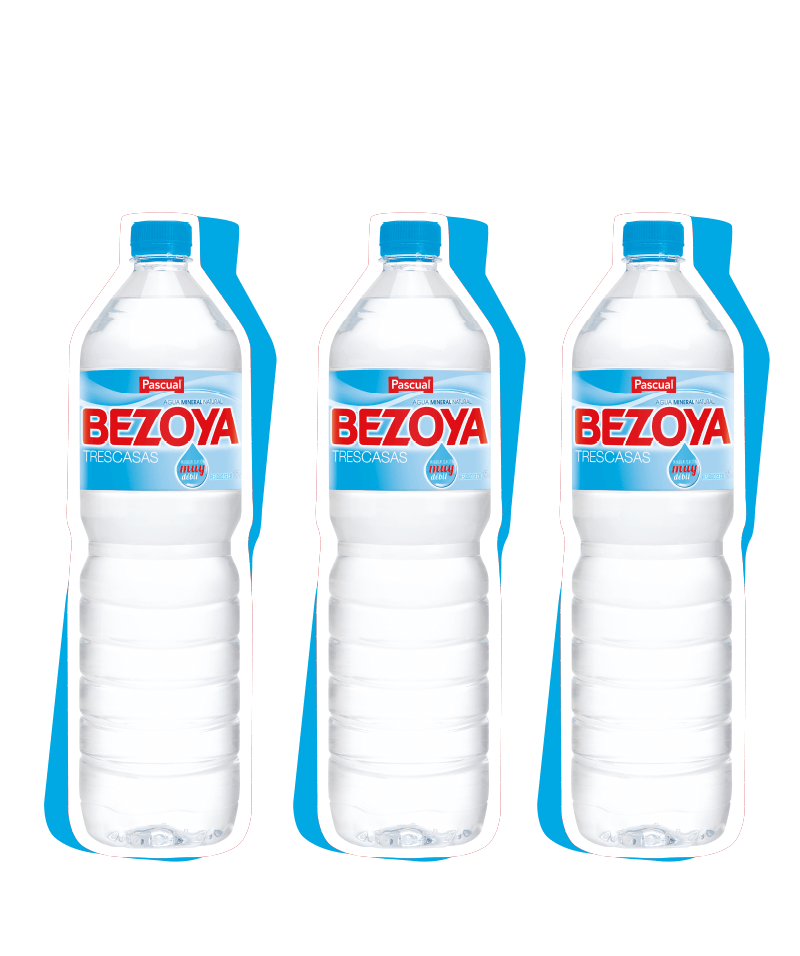 Bezoya comercializa botellas con plástico 100% reciclado